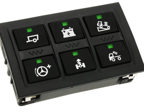 photo of APEM rubber keypads.